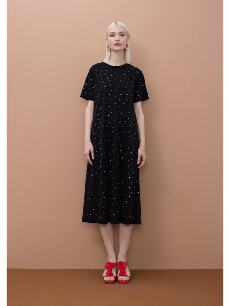 VESTIDO TACHAS M/C LOLA CASADEMUNT