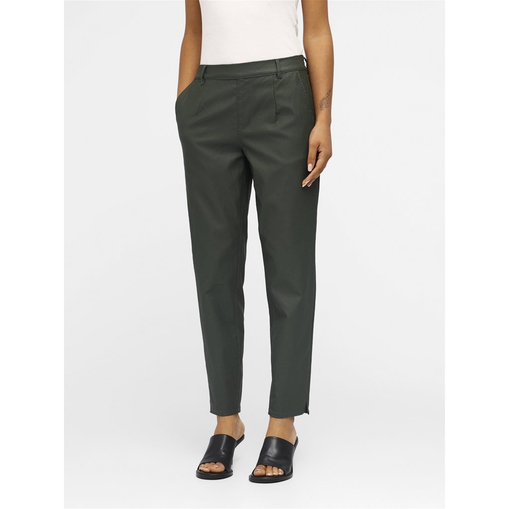 PANTALON ENCERADO ESTRECHO OBJECT