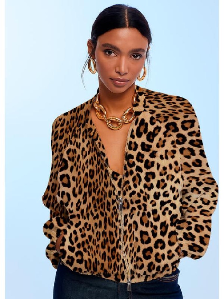 BOMBER ANIMAL PRINT LOLA CASADEMUNT