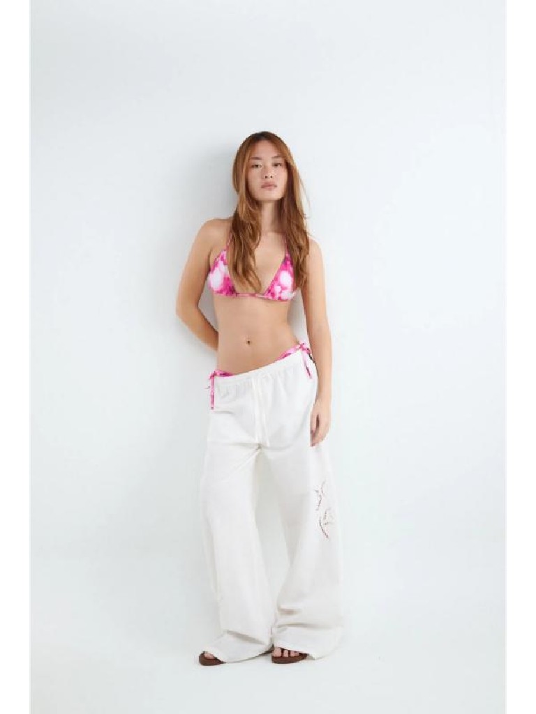 PANTALON LINO BORDADO