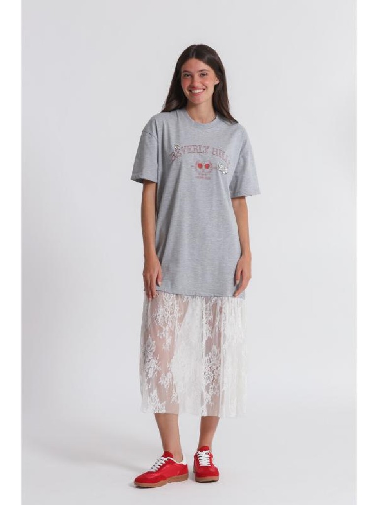 VESTIDO BAJO BLONDA M/C MIMI MUA