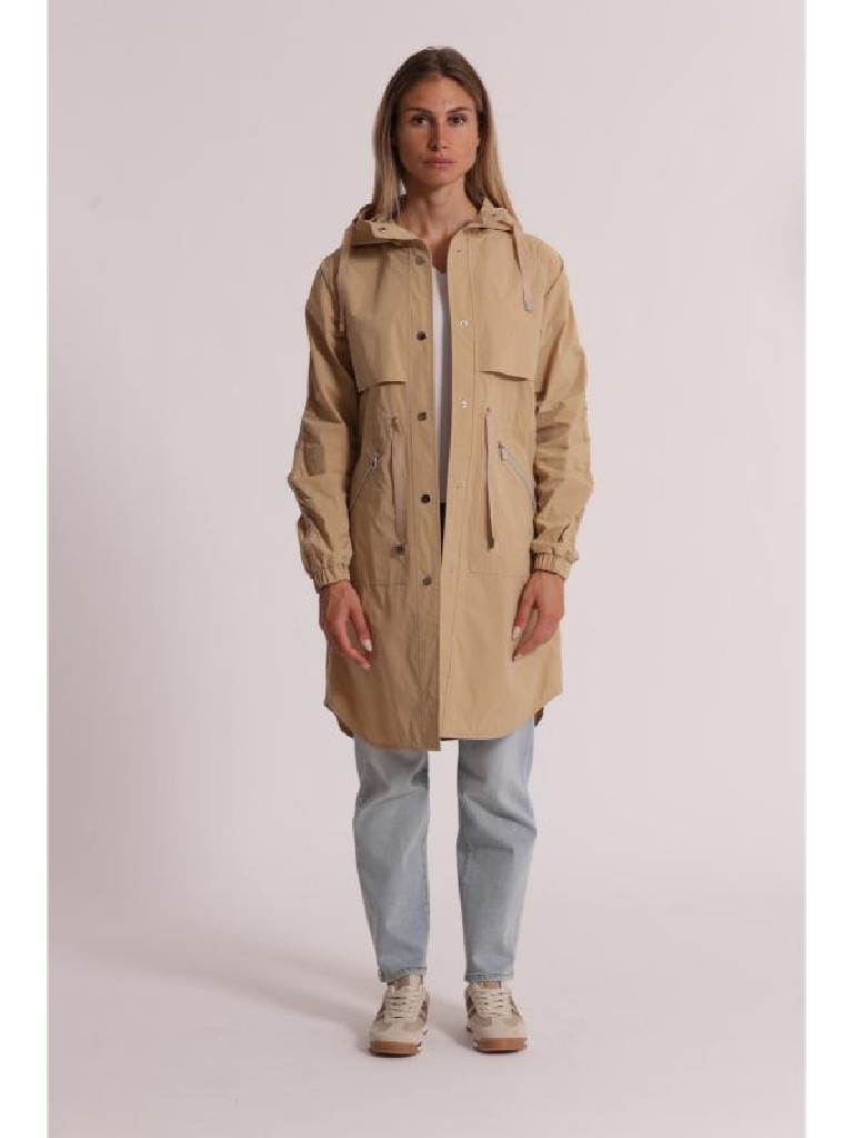 GABARDINA CON CAPUCHA MIMI MUA
