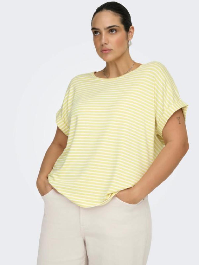CAMISETA M/C RAYAS TALLAS GRANDES